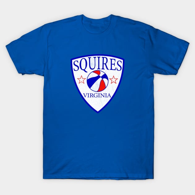 Vintage Virginia Squires Basketball T-Shirt by LocalZonly